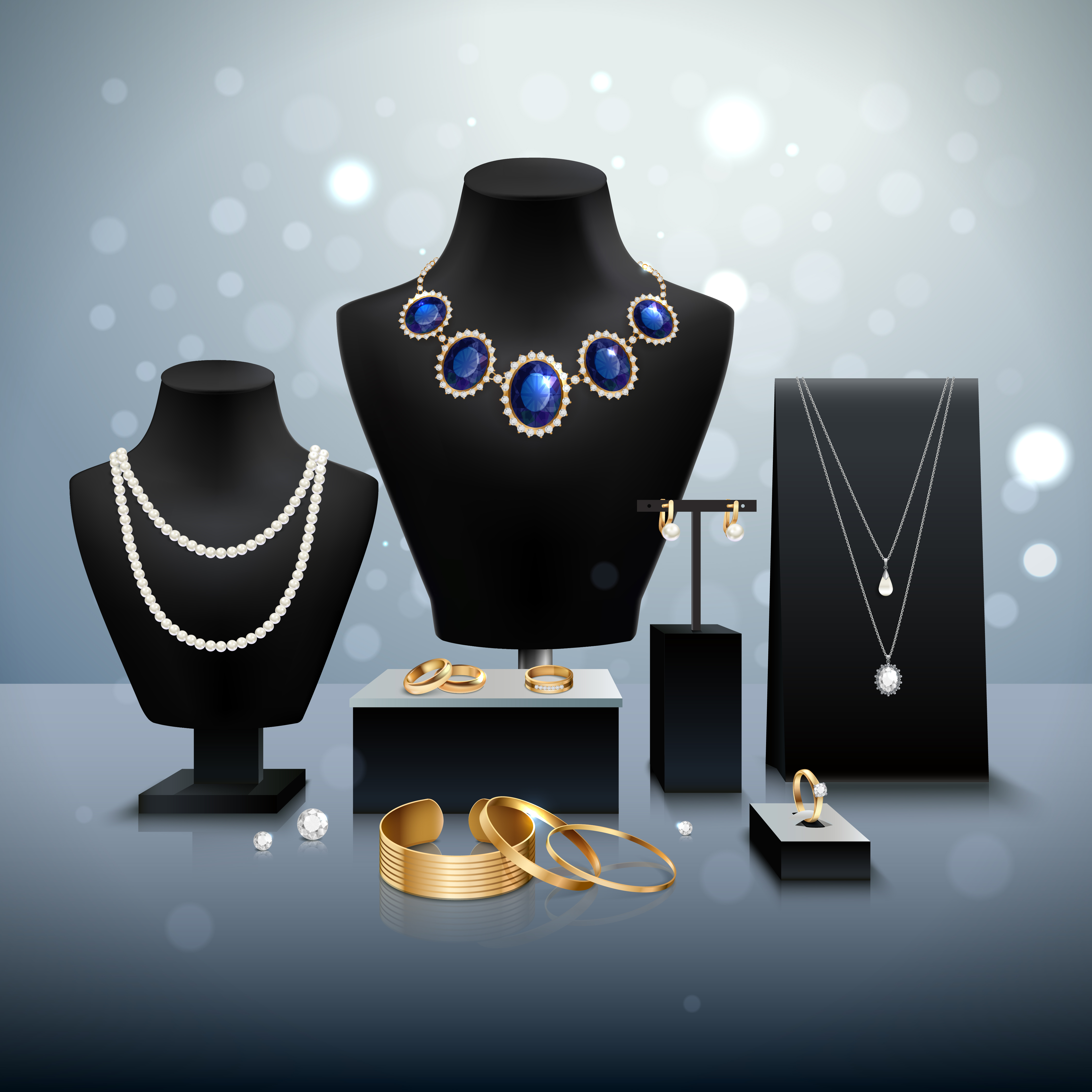 Sapphire Earrings